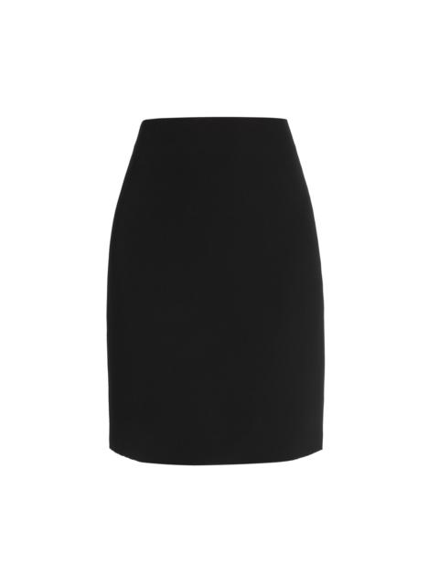 GIORGIO ARMANI Women's Silk Pencil Skirt - Black