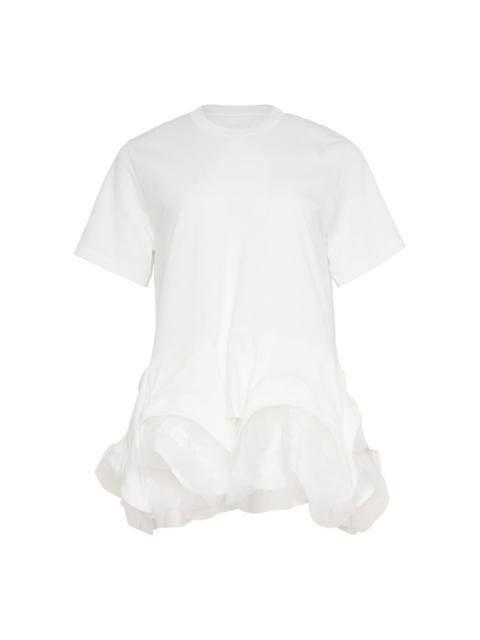Noir Kei Ninomiya Layered Ruffle Peplum Tee
