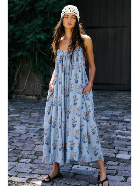 FREE PEOPLE Raffia Blooms Printed Jumpsuit