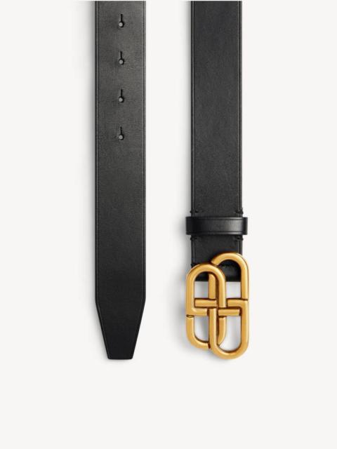 BALENCIAGA Bb Large Belt in Black
