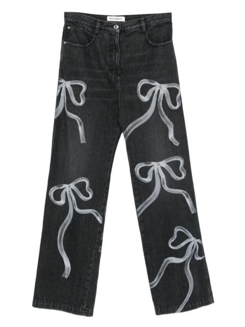 MACH & MACH Mach & Mach Bow-print Jeans