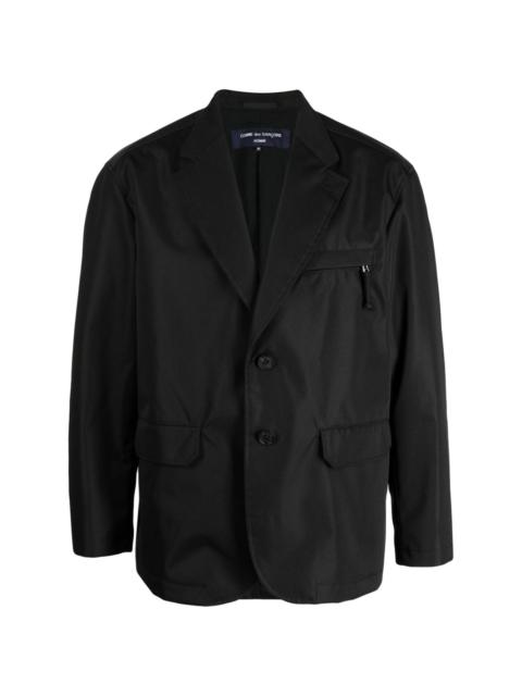 three-pocket single-breasted blazer