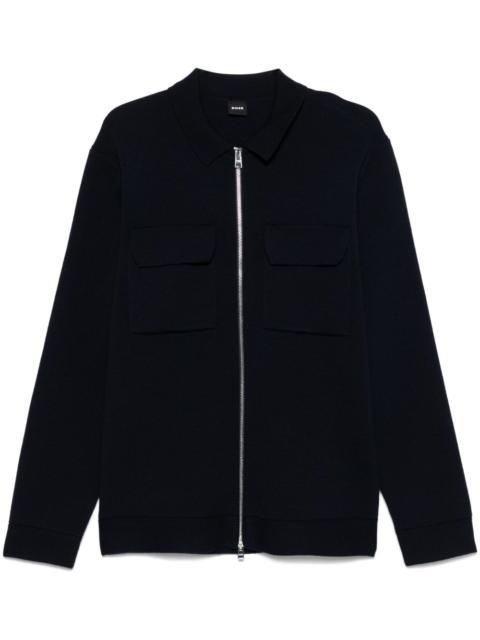 BOSS zip-up 재킷