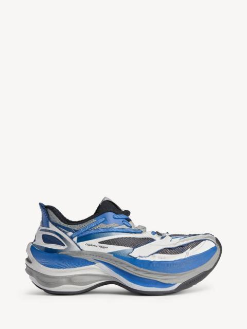 BALENCIAGA Men's Jet Sneaker in White/blue/black
