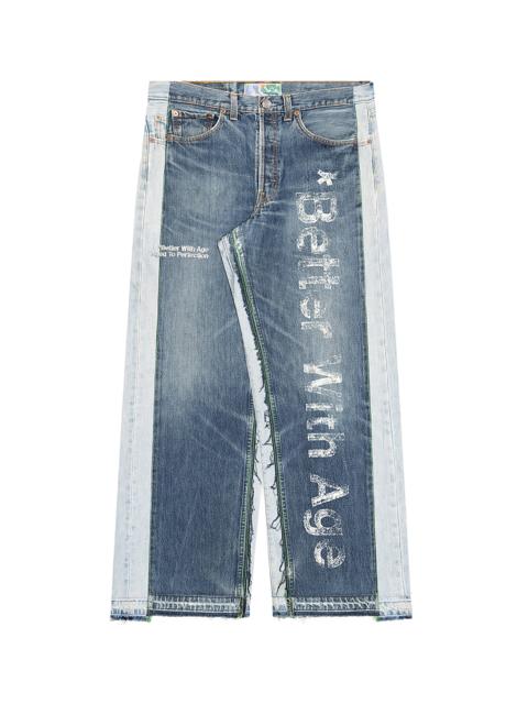 *Better With Age In Case You Forgot Triple-Wide Denim Jeans "Light Indigo" BWA257