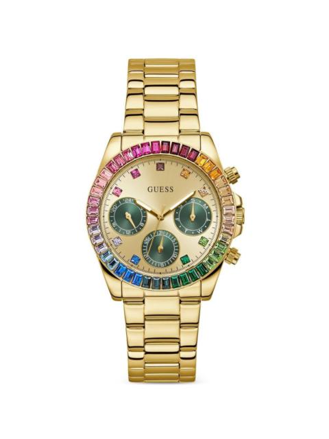 GUESS USA crystal 36mm watch