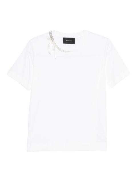 Simone Rocha pearl-detail T-shirt