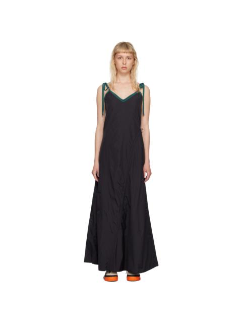 REESE COOPER® Black Asymmetric Midi Dress