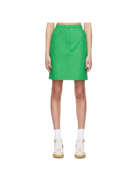 Sportmax Green Liguria Mini Skirt