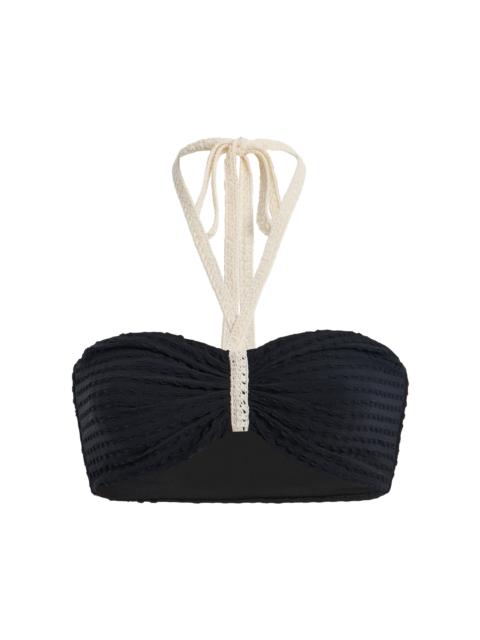 Sea Lenora Color-Blocked Bikini Top