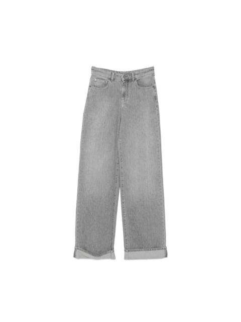 EMPORIO ARMANI Wide-leg denim jeans