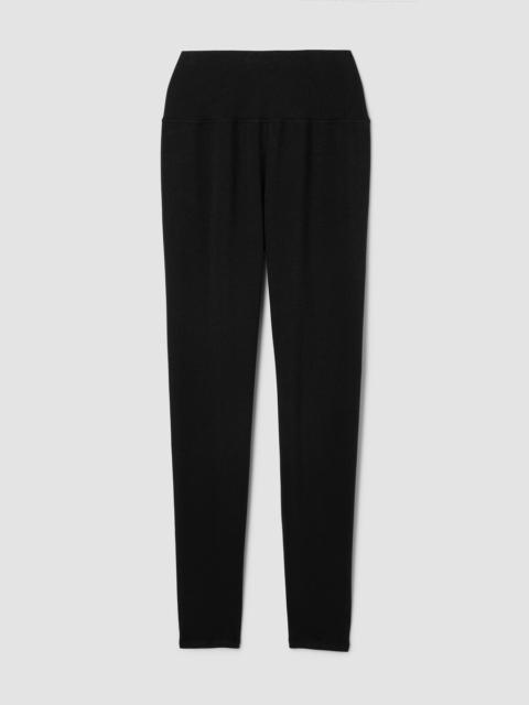 EILEEN FISHER Cozy Brushed Terry Hug High-Waisted Leggings