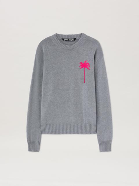 Palm Angels Palm Inlay knit jacket