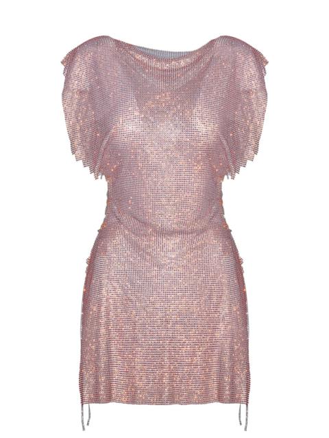 POSTER GIRL RHINESTONED BAMM BAMM DRESS APEROL SPRITZ