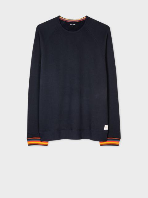 'Artist Stripe' Cuff Lounge Sweatshirt