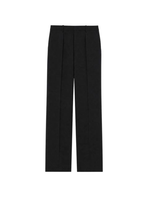 SAINT LAURENT Wool-Blend Wide-Leg Trousers