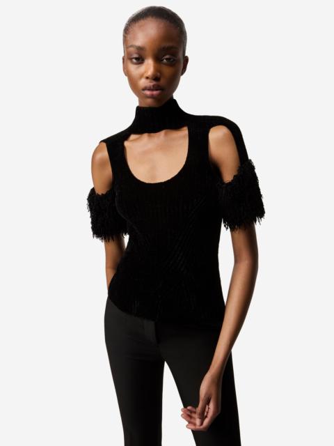 Chenille Knitted Top