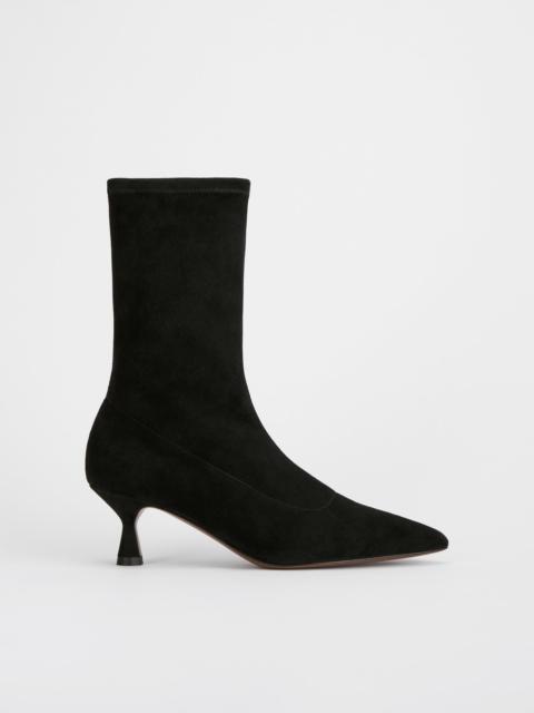ATP ATELIER Cerone Black Suede Stretch Boots