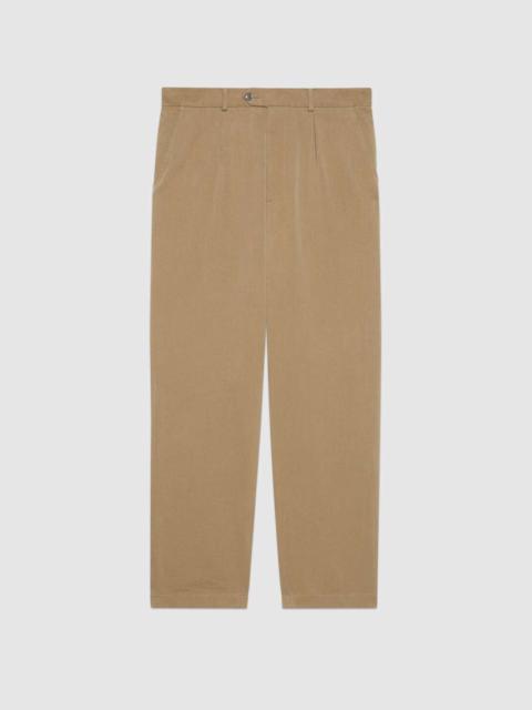 Cotton pant with Interlocking G patch