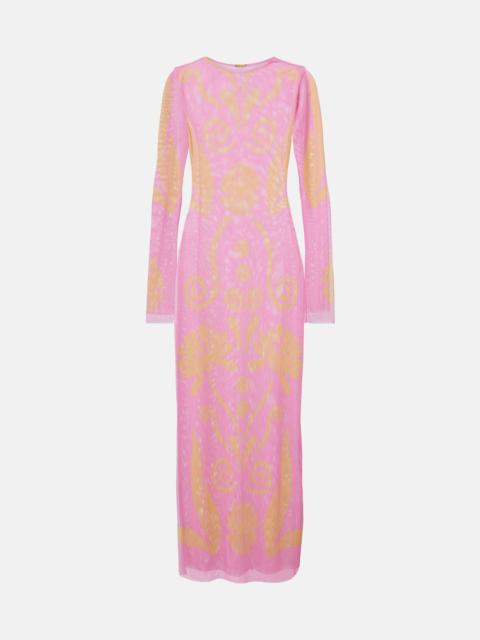 CALA de la CRUZ Tania printed maxi dress