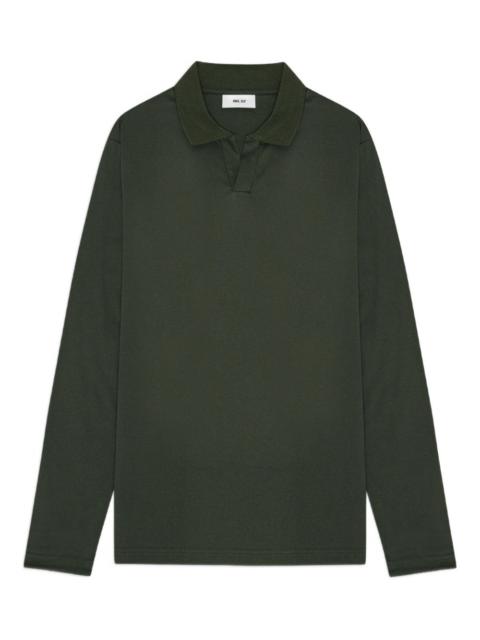 NN07 long-sleeve polo-collar t-shirt