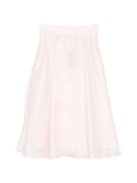 Max Mara silk A-Line skirt
