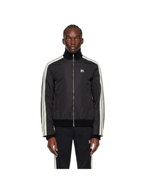 Palm Angels Black Embroidered Jacket