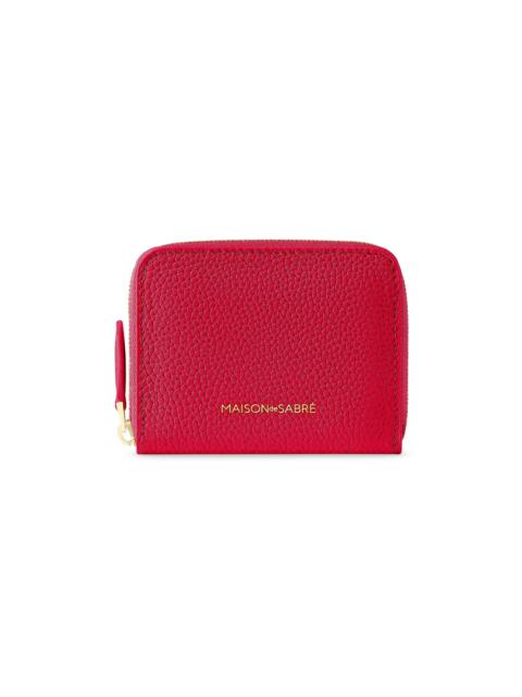 MAISON de SABRÉ Small Leather Zipped Wallet