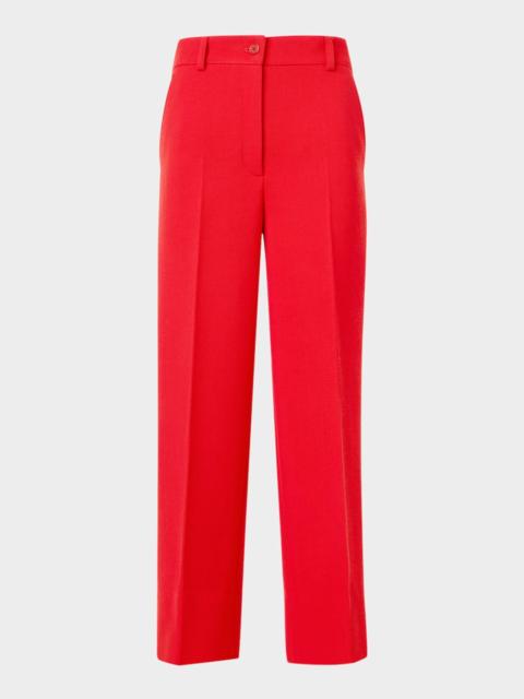 AKRIS Chiara Wool Gabardine Pants