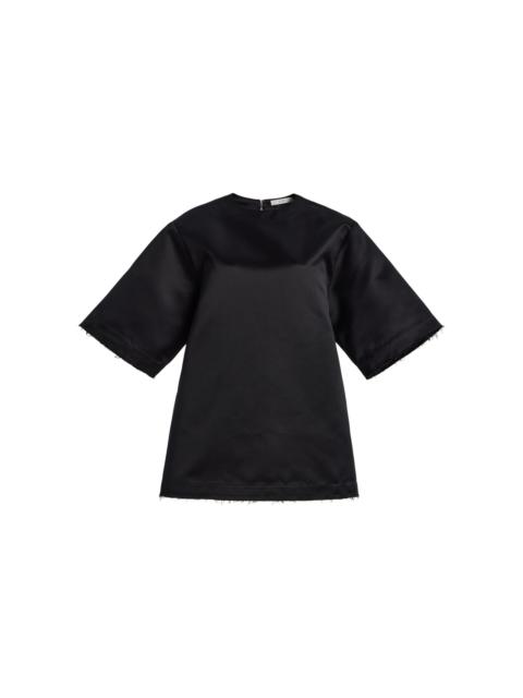 CO Oversized Satin Shirt black