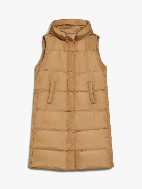 WEEKEND Max Mara ZIMINO Long water-repellent taffeta gilet