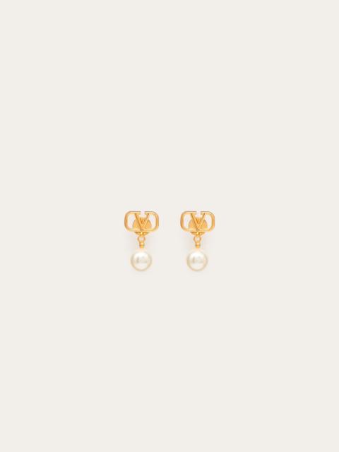 Valentino VLOGO SIGNATURE EARRINGS WITH SWAROVSKI® PEARLS