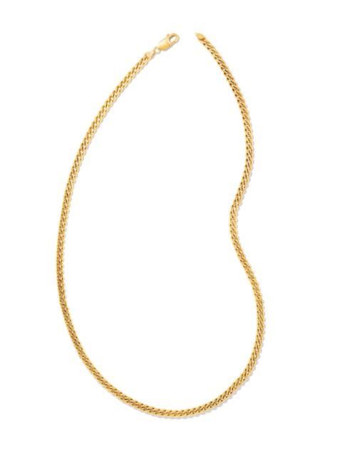 KENDRA SCOTT Curb Chain Necklace in 18k Oxidized Yellow Gold Vermeil