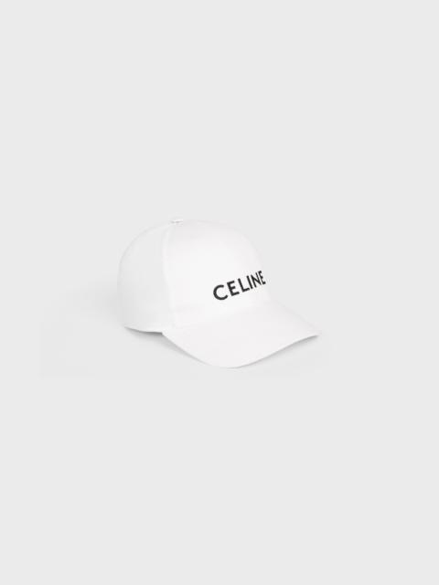 CELINE CELINE BASEBALL CAP IN COTTON