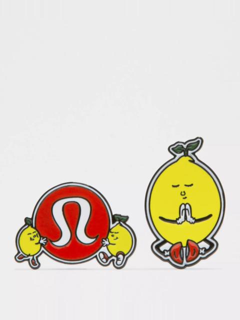 lululemon Collectible Pins *2 Pack