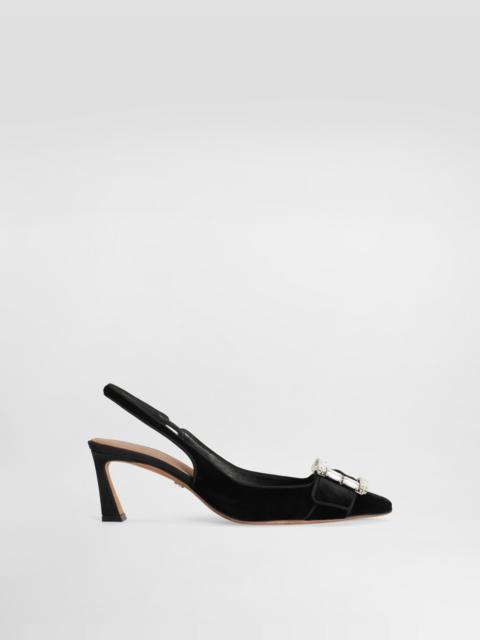 Dolce & Gabbana Black Leather Devotion 75 Pumps | italist