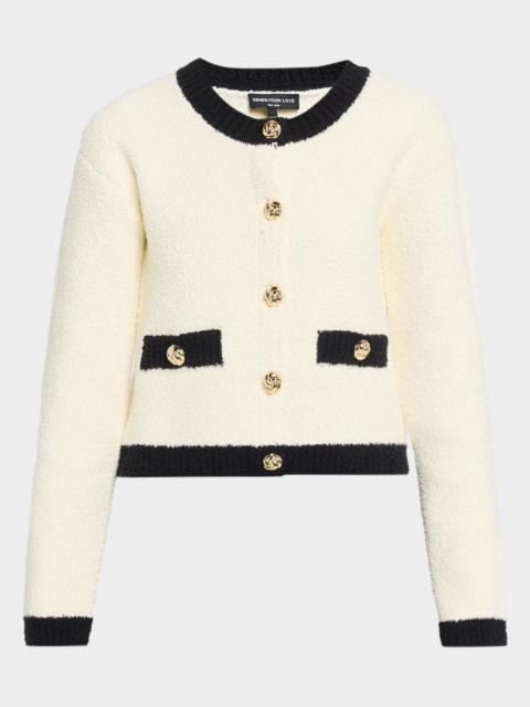 GENERATION LOVE Erica Boucle Cardigan