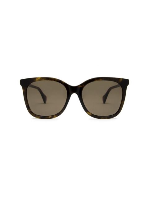 GUCCI GG cat-eye frame sunglasses