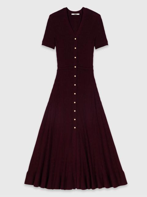 maje Knit maxi dress