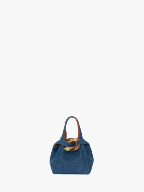 JW Anderson CHAIN LINK POCHETTE - LEATHER TOP HANDLE BAG