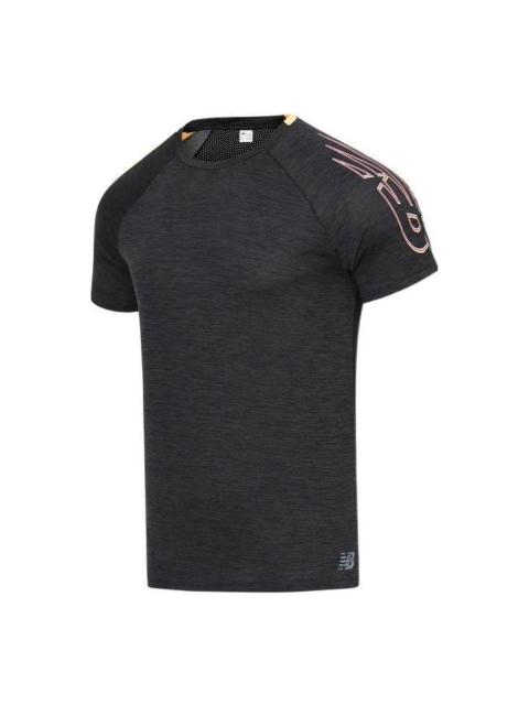 New Balance Sportswear Logo T-shirt 'Black' AMT21244-BON
