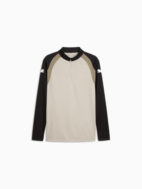 PUMA individualFINAL Men's Slim Soccer Quarter-Zip Top