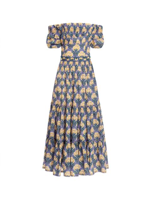 Agua by Agua Bendita Banana Semilla Otoño Midi Dress