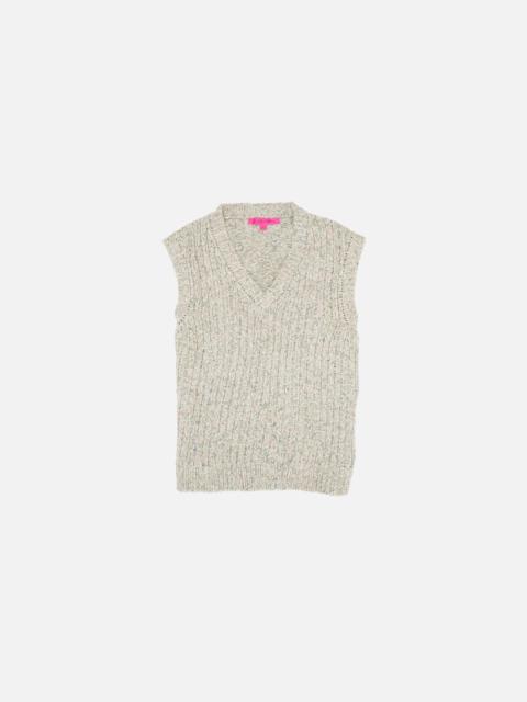 The Elder Statesman COMO WOMEN'S RELAXED V-NECK VEST