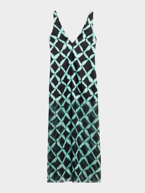 MISA Nina Lattice Maxi Dress