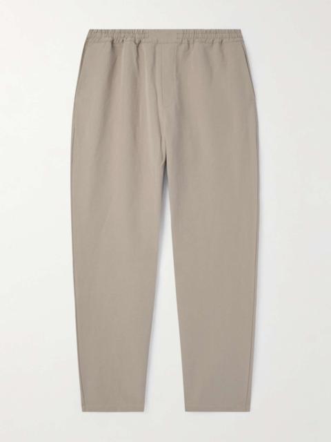 Banasa Straight-Leg Cotton and Linen-Blend Trousers