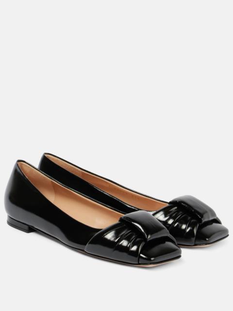 Gianvito Rossi Patent leather ballet flats