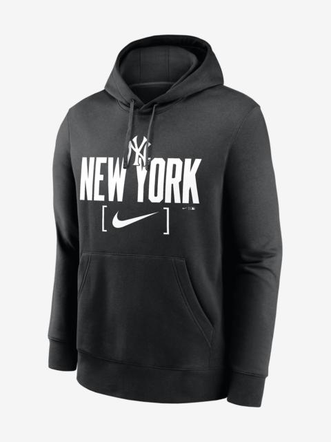 New York Yankees Club Slack Nike Men's MLB Pullover Hoodie