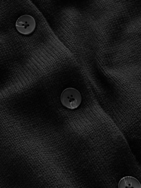 BODEN Lydia Tie Neck Knit Cardigan-Black