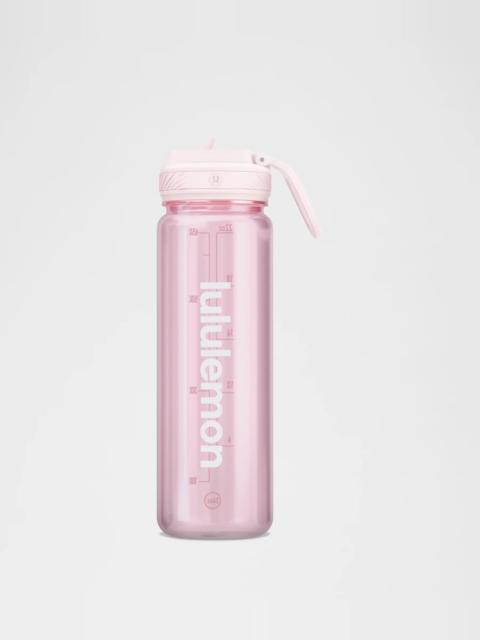 lululemon Back to Life Clear Bottle 24oz *Straw Lid